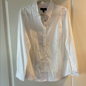 Banana Republic Crisp White Collared Shirt
